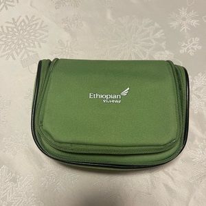 NWT Ethiopian Airlines Amenity Kit - Green